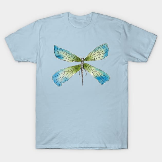 Dragonfly T-Shirt by LiaIsabellaArt